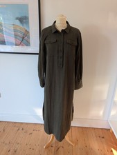 HUSH Green Toria Midi Shirt