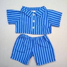 Build-A-Bear Blue Striped