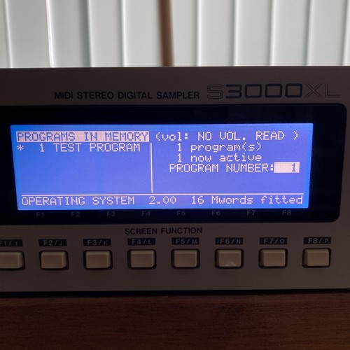 Akai s3000xl sampler led - s3000xl,