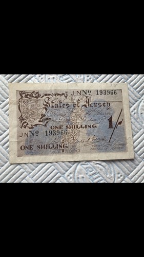 Jersey shilling note 1941 - jersey,