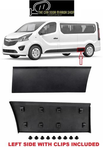 Fits vauxhall vivaro left side - left,