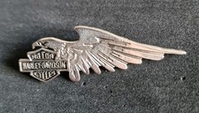Harley-Davidson Motorcycles Eagle With Billet and Shield Pin Badge 'Rare'