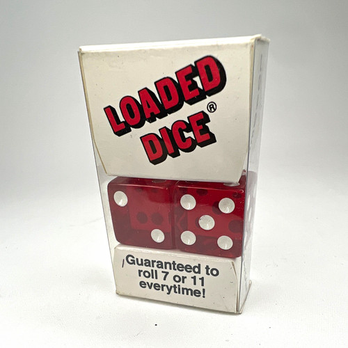 Loaded dice magic - dice, red