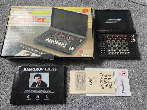 Boxed saitek kasparov cavalier - boxed,