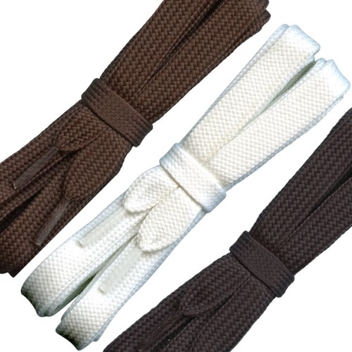 Strong flat boot laces 12 - flat,