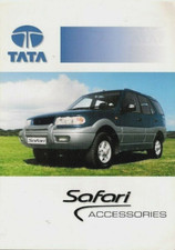 Tata Safari Accessories c2000 UK Market Foldout Sales Brochure