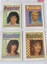 1990 Shredded Wheat ‘Puzzler’ Trade Cards. Set Of 4.