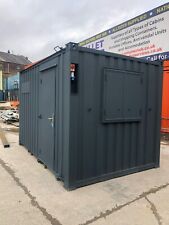 12ft x 8ft Anti-Vandal Storage office Grey - Ex Salford - Hiab Del Available