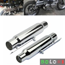 Chrome motorcycle shorty - motorcycle,