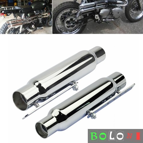 Chrome motorcycle shorty - 2x,