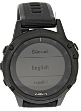 Garmin Watch Fenix 5S Sapphire Black Smartwatch *Good Refurbished*