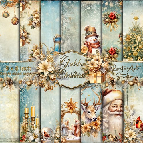 Golden christmas xmas - ,