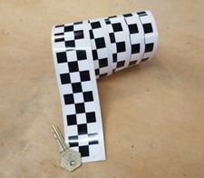Black white chequered - &, tape