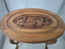 Antique Wooden Mermaid Plaque