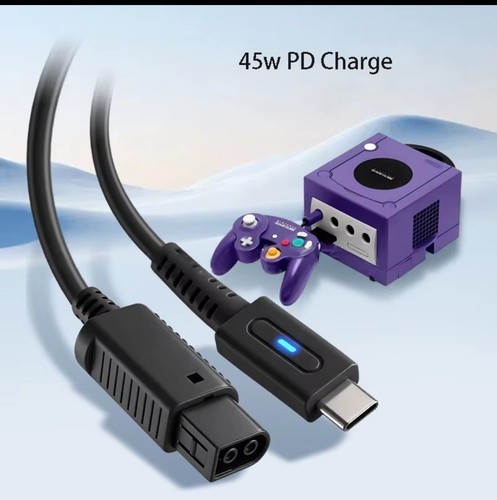 Nintendo gamecube usb - c, power