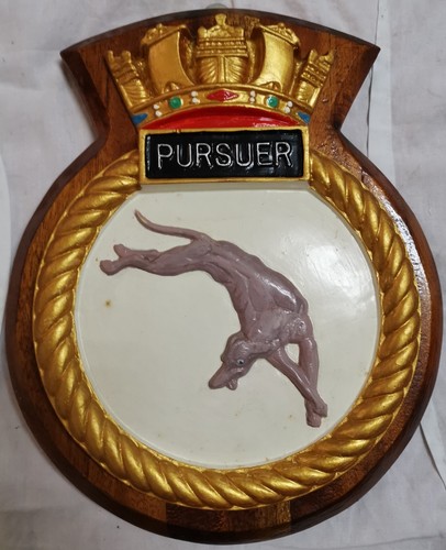 Hms pursuer ship - hms, crest
