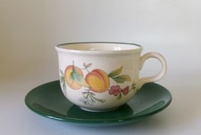 CLOVERLEAF PEACHES & CREAM TEA CUP & SAUCER  - IMMACULATE