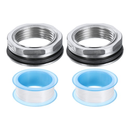 2pcs bulkhead fitting - fitting, 1"