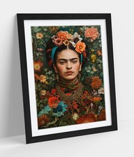 FLORAL PORTRAIT OF FRIDA KAHLO