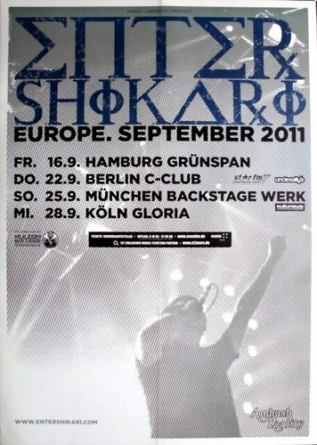 Enter shikari 2011 plakat - -,