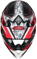 Shoei VFX-W MX Helmet Turmoil TC1 Red Motocross/Off-road/Quad/ATV/Enduro