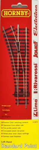 Hornby r8072 left hand - hornby,