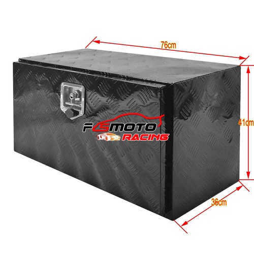Black 76x41x36cm aluminum - black,