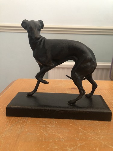 Cast iron whippet greyhound - cast, on