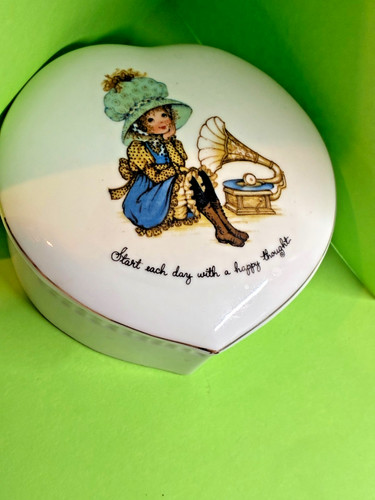Vintage trinket box petticoats - trinket,