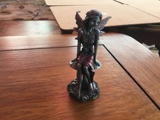 Blue Pewter Sitting Fairy