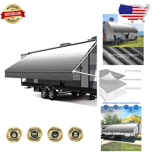 Motorhome awning fabric - fabric, 14'