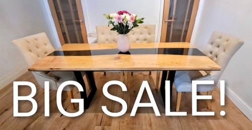 Seat epoxy table oak river - seat,
