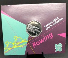  2011 50p Rowing Carded