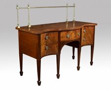 George III Serpentine Fronted Mahogany Sideboard, Circa 1810