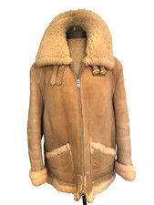 BAILEYS of GLASTONBURY Shearling Flying Jacket SIZE 44"