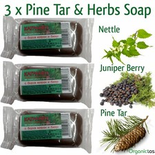 3 x PINE TAR & HERBS Soap