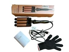 Bestope Hair Waver Curling Iron Wand 3 Barrels Styler. EU PLUG