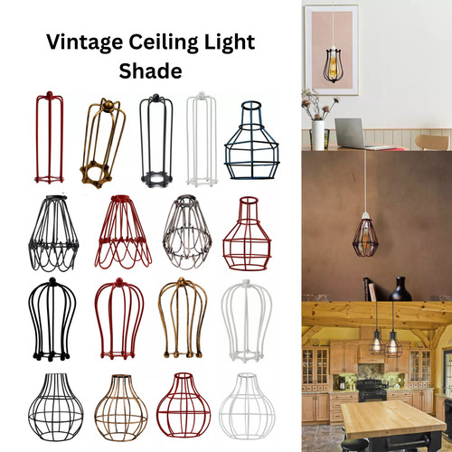 Vintage cage metal - cage, pendant