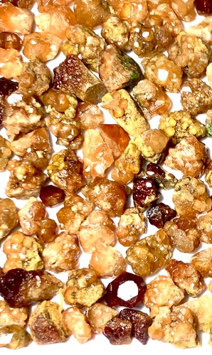 420 gram brown garnet rough - 420,