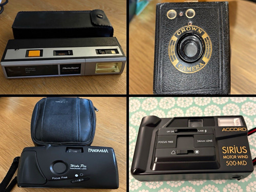 Vintage camera job lot - vintage,