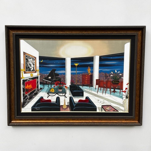 Interior with picasso - with, by