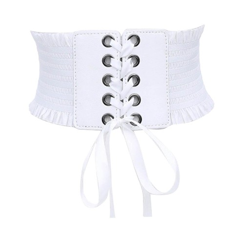 Tied waspie belt wide - wide, girdle