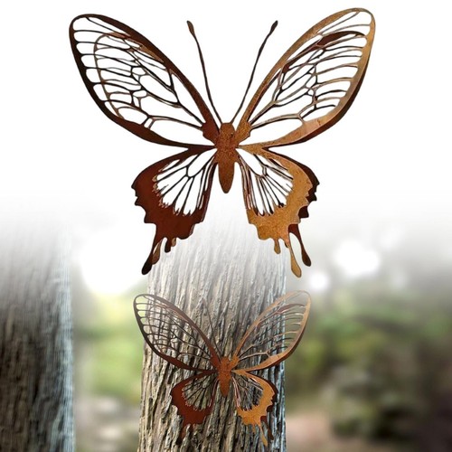 Metal butterfly garden - metal,