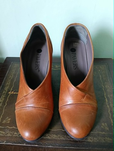 Pavers brown tan leather - brown,
