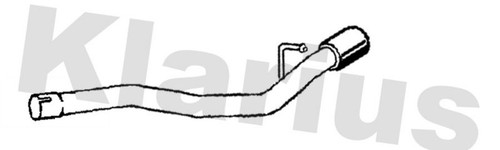Exhaust tip rear - tip, fits