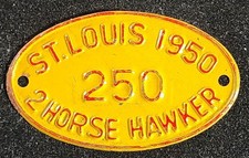 1950 St. Louis 2 Horse Hawker