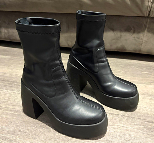 Schuh womens black faux - schuh,