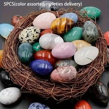 10x Egg Shape Natural Stones