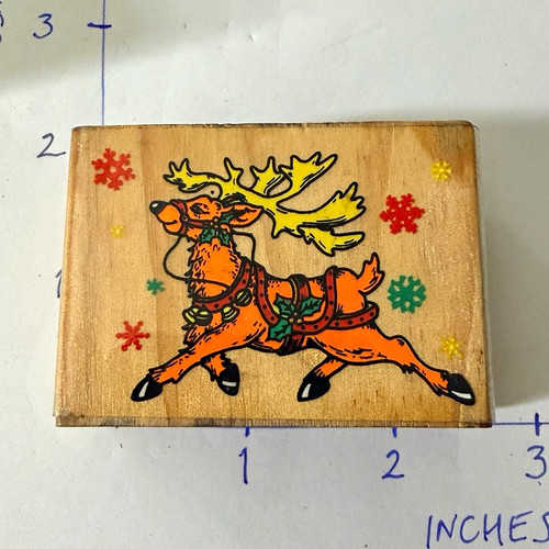 Christmas reindeer with - reindeer,