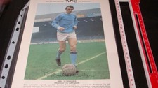 Football MIKE SUMMERBEE MAN CITY & ENGLAND  portrait 10"x 8" Typhoo Tea Card, VG